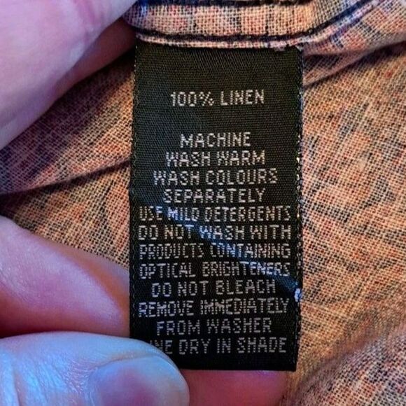 Rodd & Gunn Polo Shirt Men's Size 2XL Pink & Purple Floral Linen Button Up - Picture 9 of 10